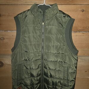 Men's Forest Green Quilted Vest